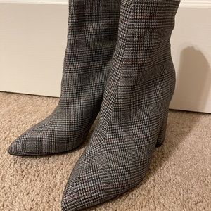 Miss Lola Ankle boots- Plaid